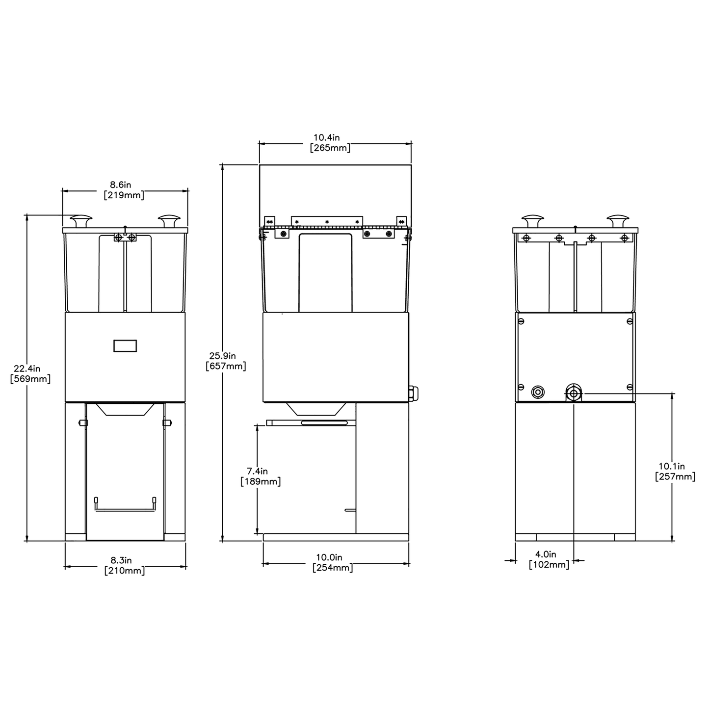BUNN FPG-2 DBC, Stainless Steel